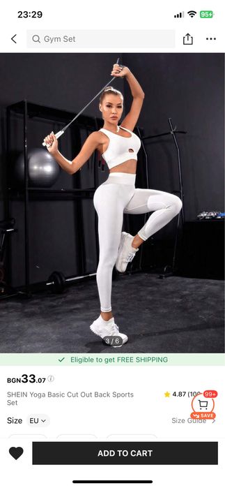 SHEIN Yoga Basic Cut Out Back Sports Bra