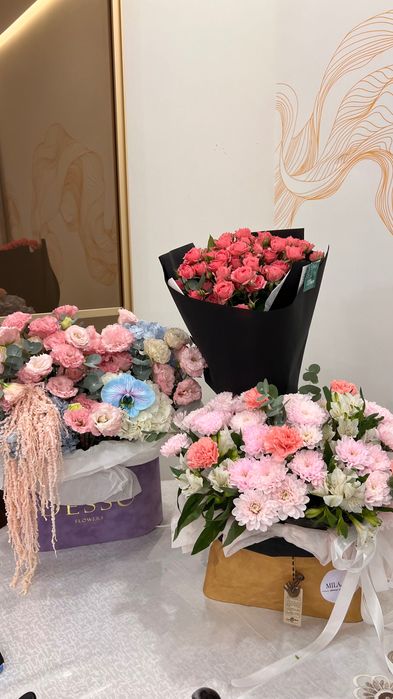 Свежие цветы,Астана