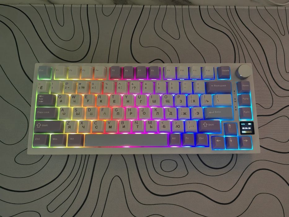 клавиатура Ajaz AK820 Pro White