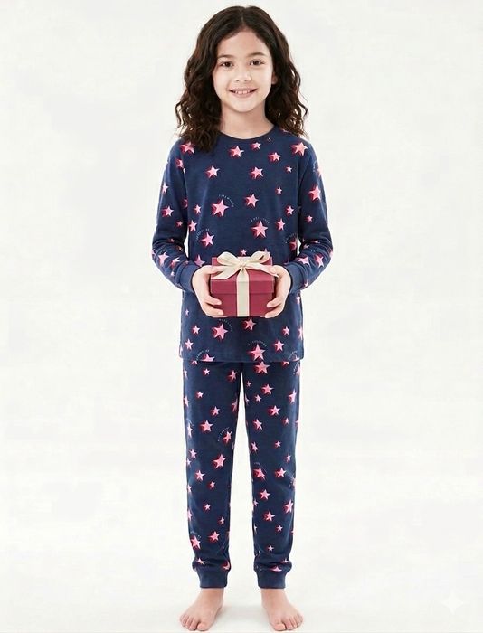 Pijama copii "Super Star" - 100% Bumbac - Nouă