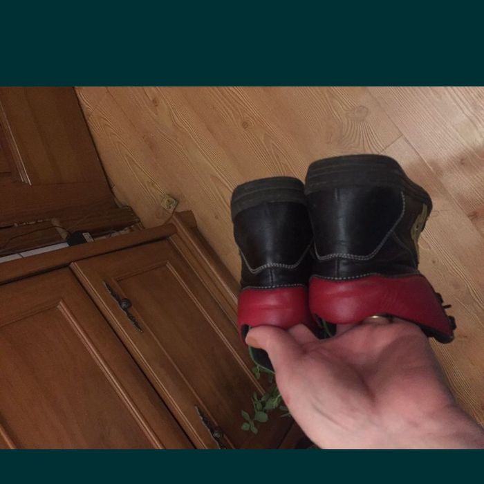 Ботинки кожанные