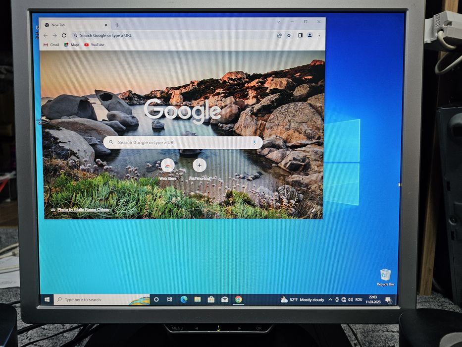 Sistem desktop i 5, monitor, boxe, mouse si tastatura