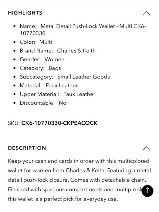 Сумка-клатч оригинал Charles&Keith