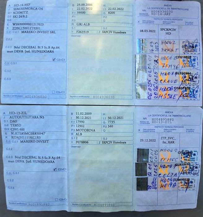 Vand Semiremorca basculabila Schmitz Cargobul SKI 24 coaste 27cubi