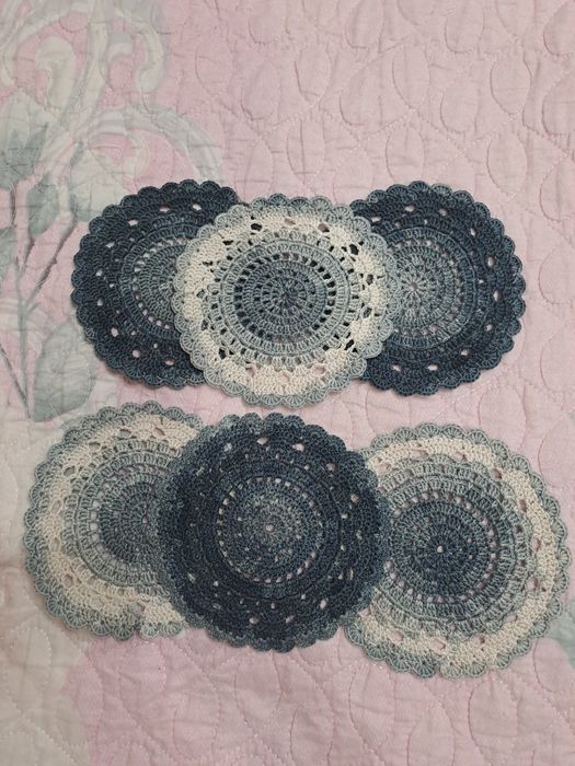 Вязаные салфетки