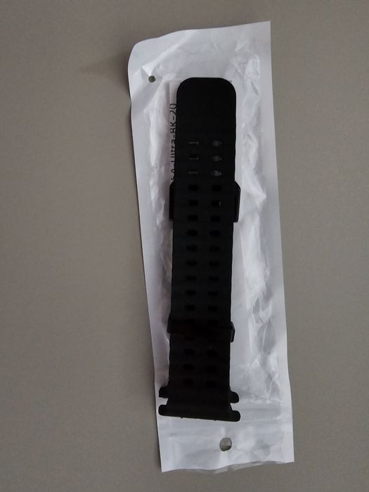 Brățară de silicon neagră pentru Galaxy Watch Ultra