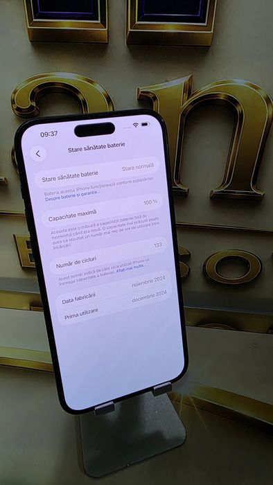 iPhone 16 Plus 5G 128GB Baterie Original:100% Preṭ  fix.