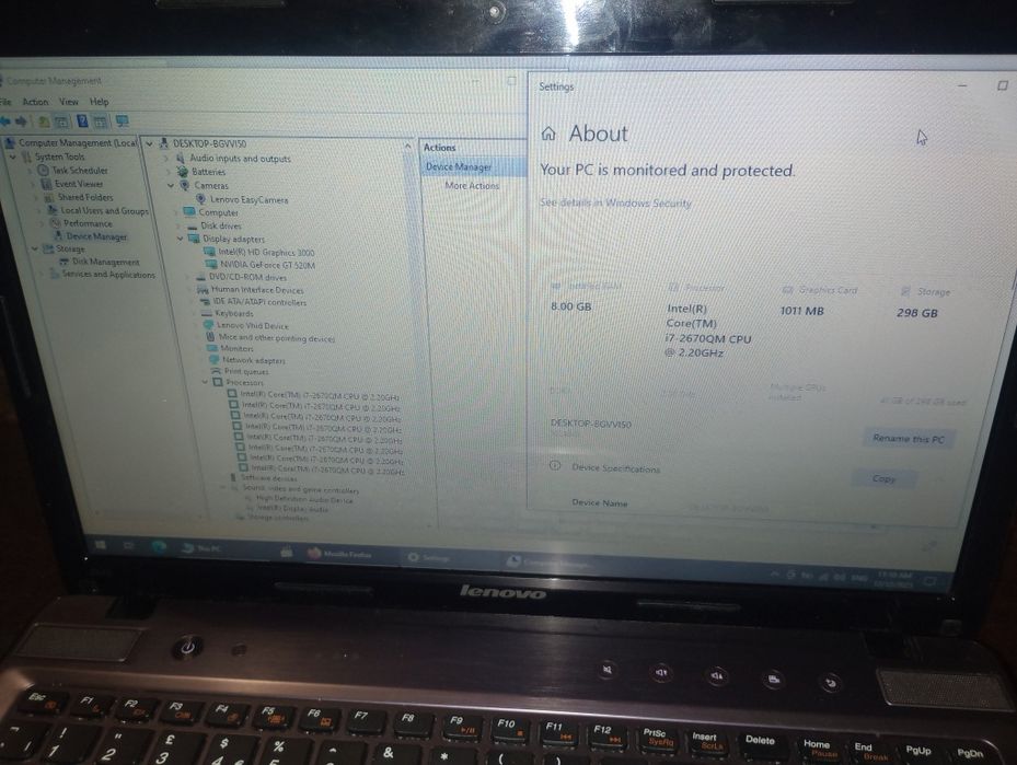 Lenovo Ideapad, Intel i7, video dedicat, 8 gb ram, Office instalat