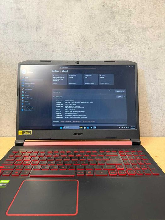 ZAP AMANET Gara de Nord - Acer Nitro AN515-43 - Ryzen 5 3550H 12GB RAM, GTX 1650