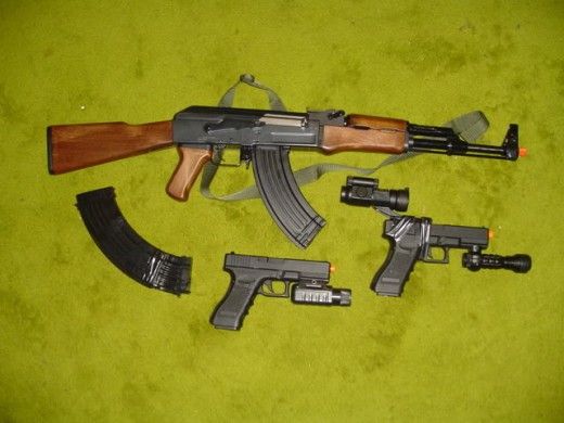 Pusca FOARTE PUTERNICA!! ~ (Model Nou) ~ Airsoft FULL AUTO Electrica