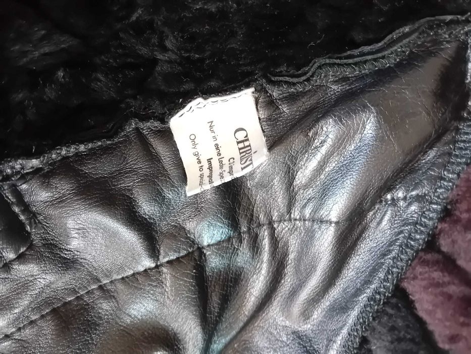 Haina lunga piele naturala îmblănită dama