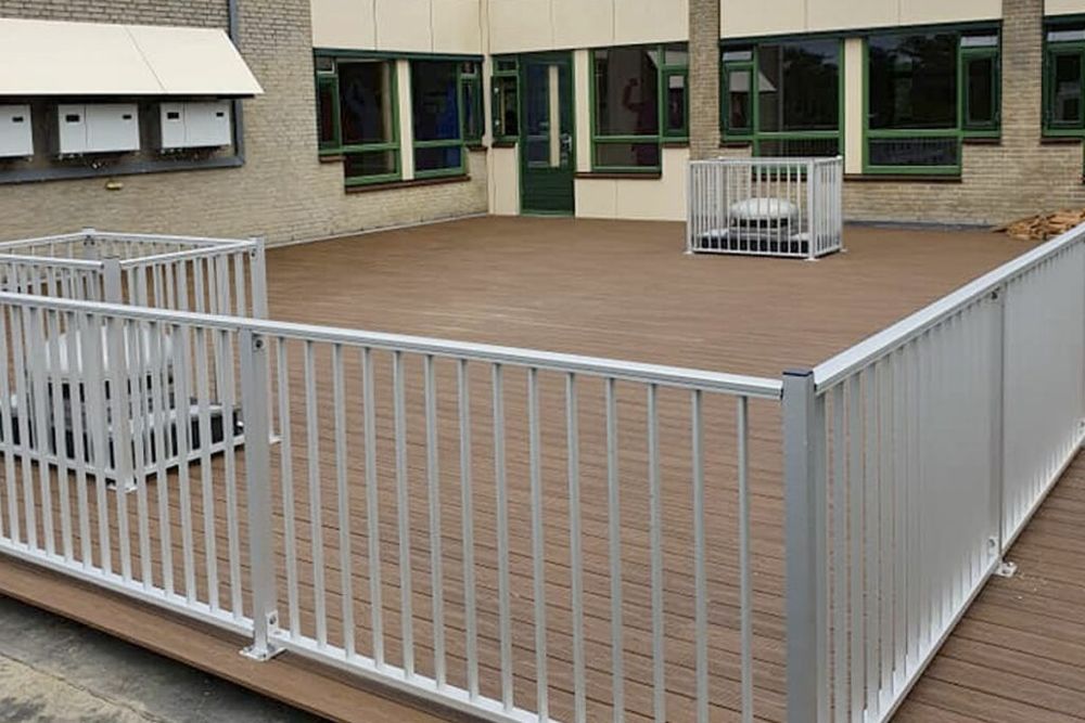 Gardulet gradina,gard profile aluminiu 1,1m x2m,gardulete spatiu joaca