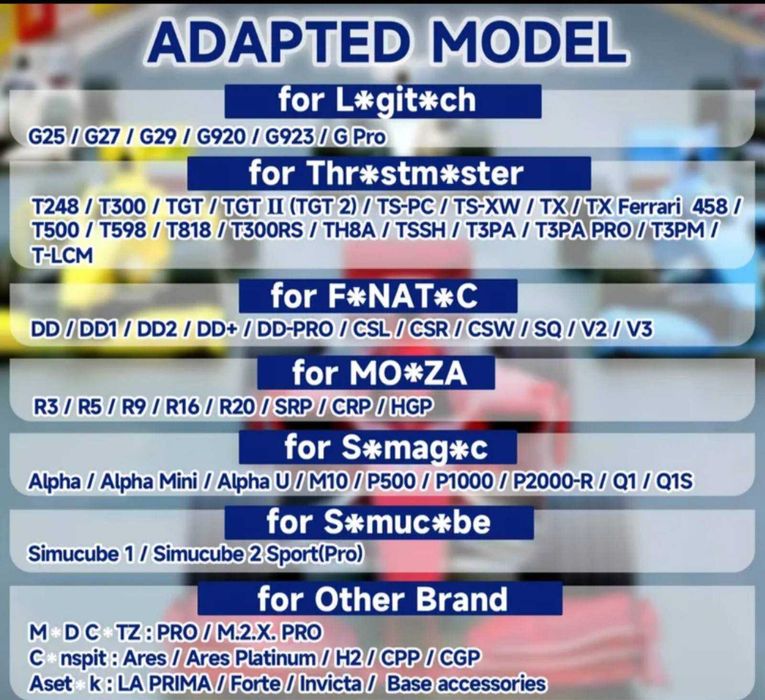 Стойка за волан Moza, logitech, trustmaster и др.