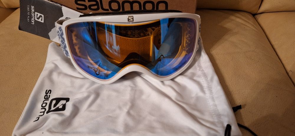 Ochelari ski / snowboard Salomon Sense albi