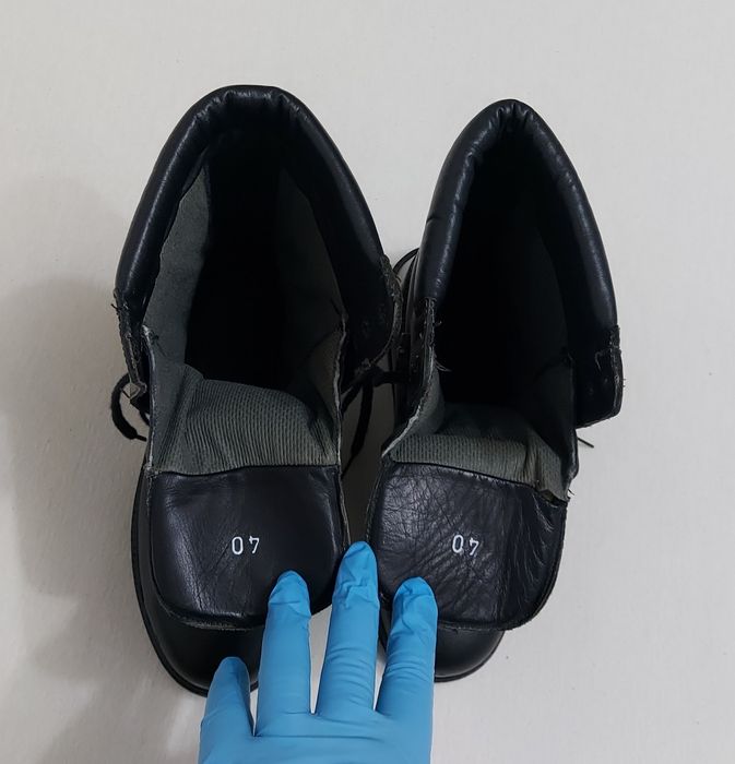 Bocanci profesionali Tacconi Pompieri, militari, tactici, piele, nr 40