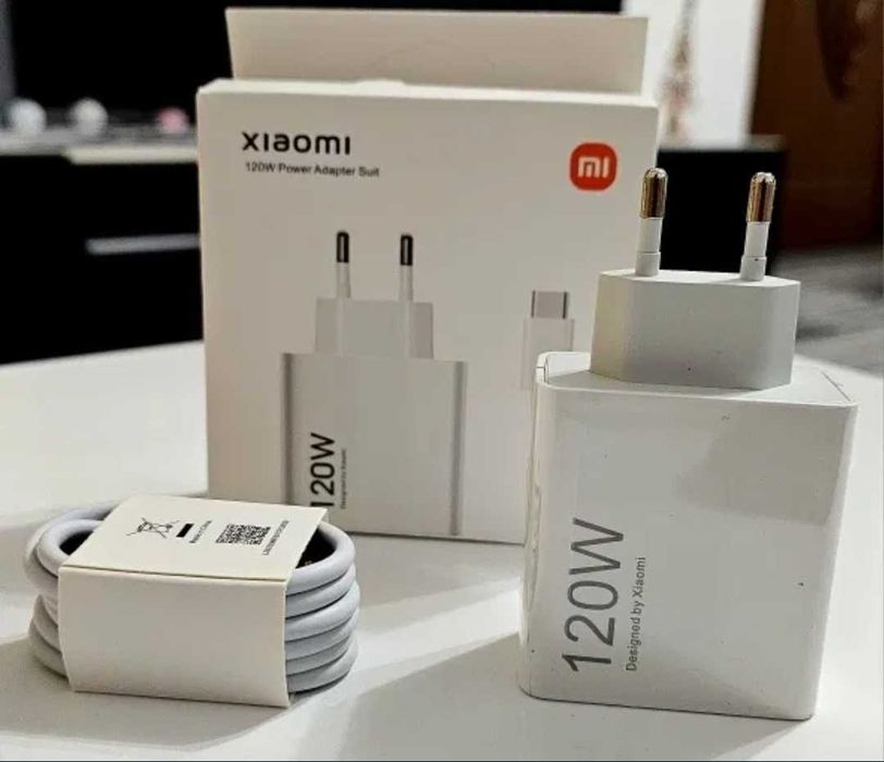 Oригинално бързо зарядно 120W Xiaomi / RedMI / Poco с кабел 6А / 1М