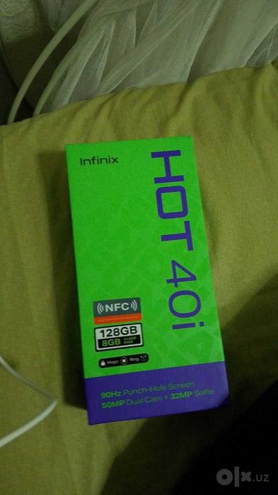 Infinix i 40 128 gb тёмный синий karobga dakument 10 kun ishlatilgan