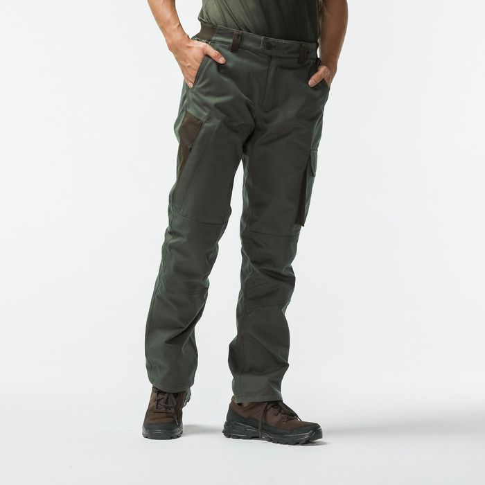 Pantalon Impermeabil Călduros 500 Verde - produs resigilat Decathlon