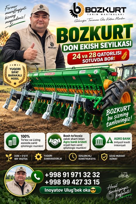 BOZKURT TARIM sizning tanlovingiz