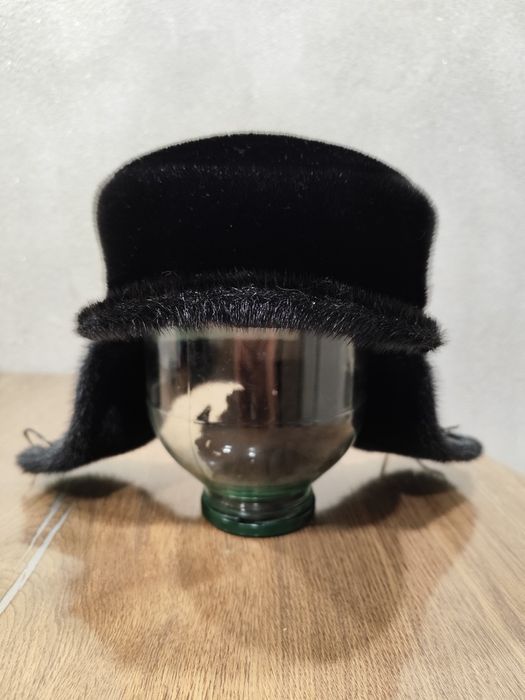 Шапка-ушанка (кепка) из нерпы