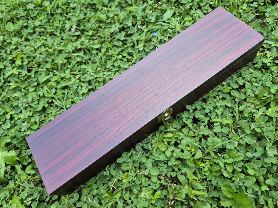 Голям ловен нож FOX в дървена подаръчна кутия