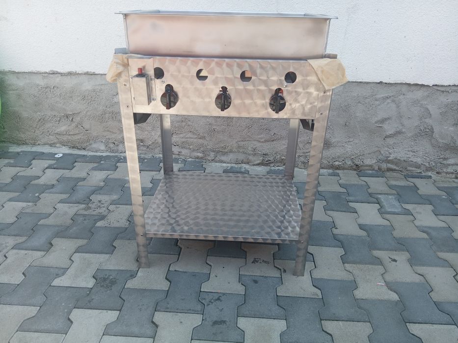 Fripteoza profesionala 3 arzătoare