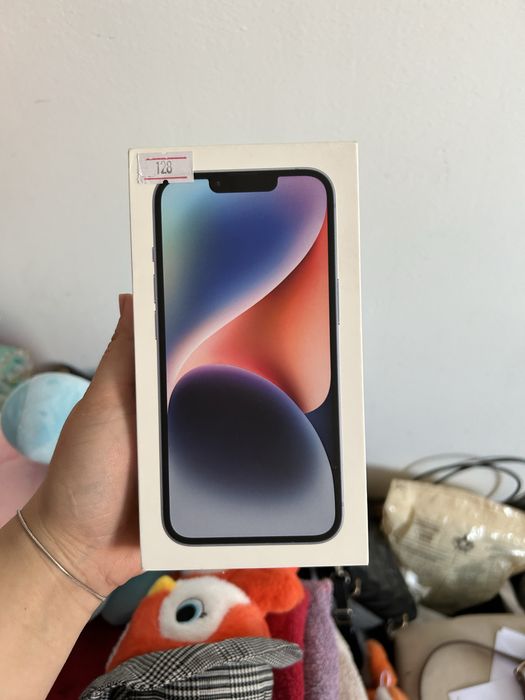 iPhone 14 128GB Blue, батарея 100%, 4 ай қолданылған