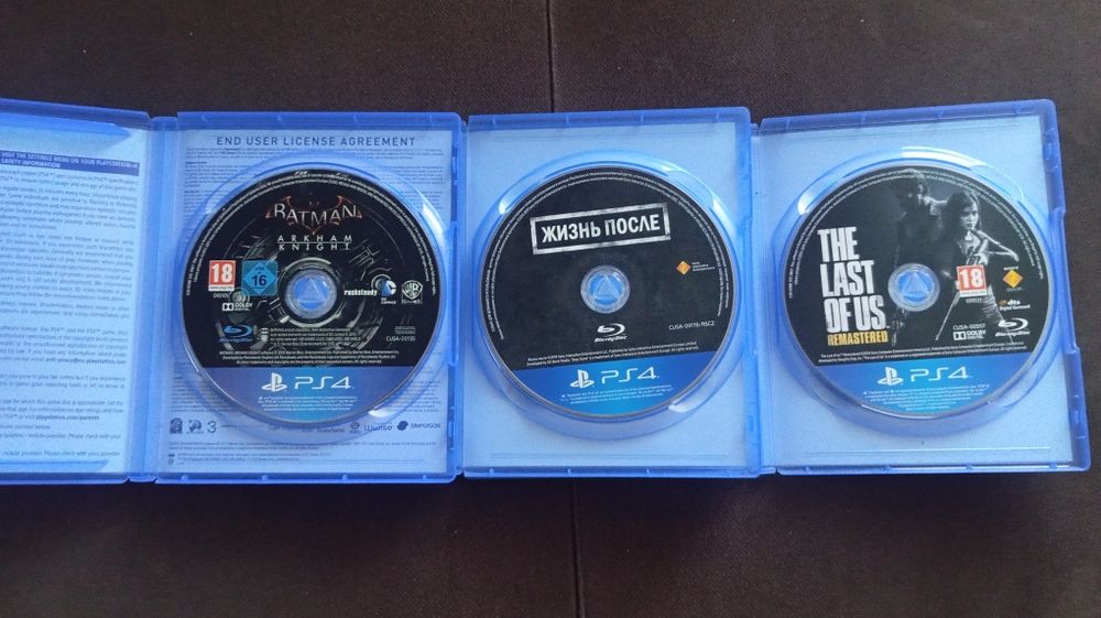 Диски для PS4 в отличном состоянии
