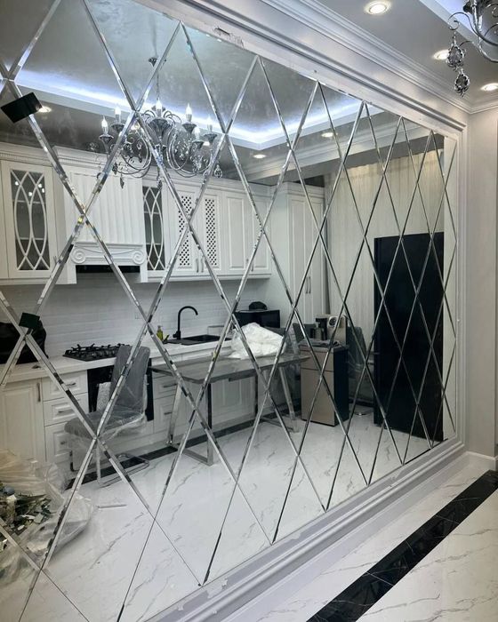 Ойна кесиш, Ромбик ойна таёрлаймиз, сифатли  устоновка хизматлари бор