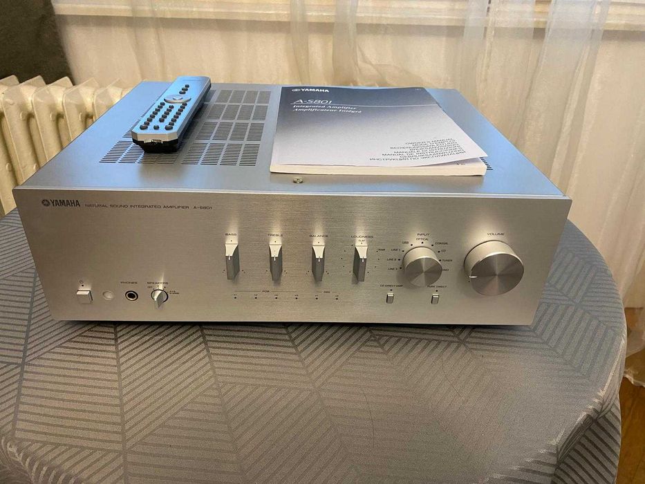 Amplificator Hi-Fi Yamaha A-S801 cu DAC PCM384kHz/32*bit.