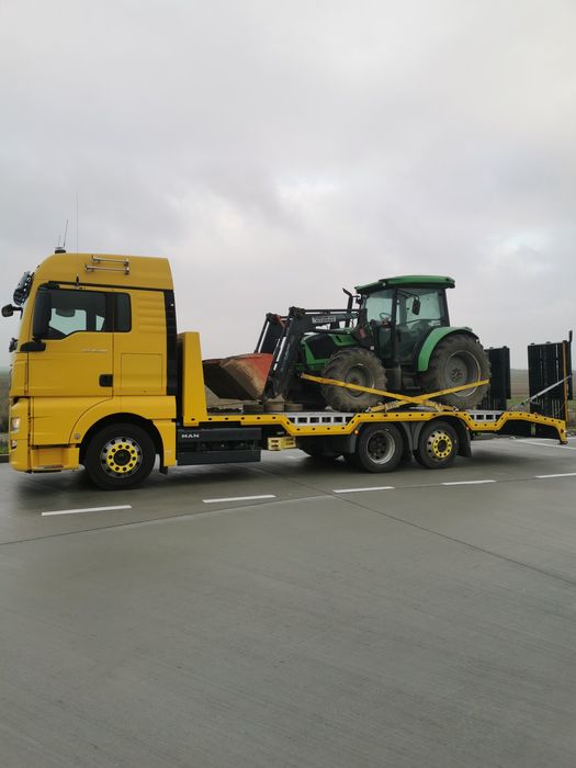 Tractari auto Camioane,Transport utilaje grele buldo,taf,vola etc