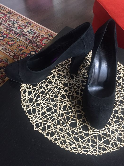 Туфли замшевые