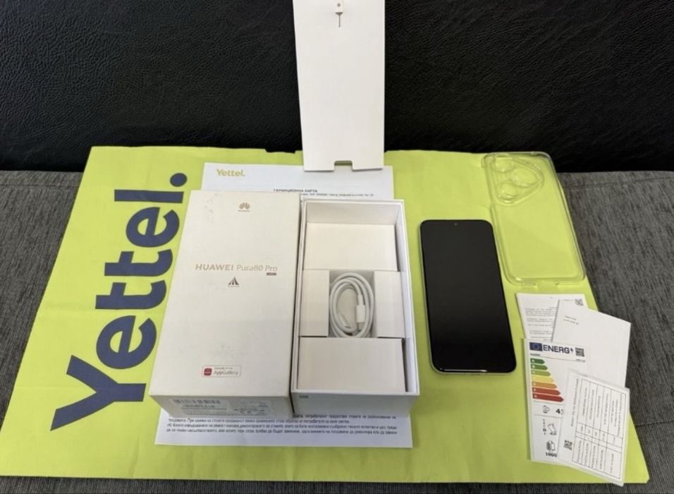 КАТО НОВ 512GB Huawei Pura 80 Pro Yettel Гаранция 2028 White | Бял