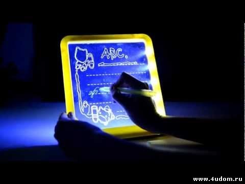 Доска для рисования с подсветкой