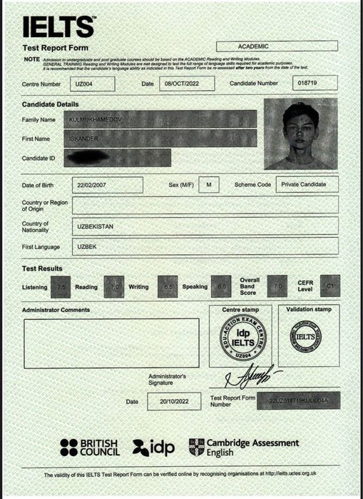 Учите английский язык онлайн в Oson School