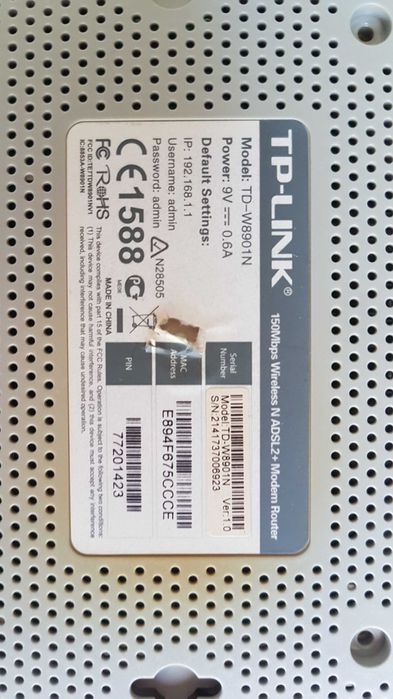 Модем TP-LINK TD-W8901N