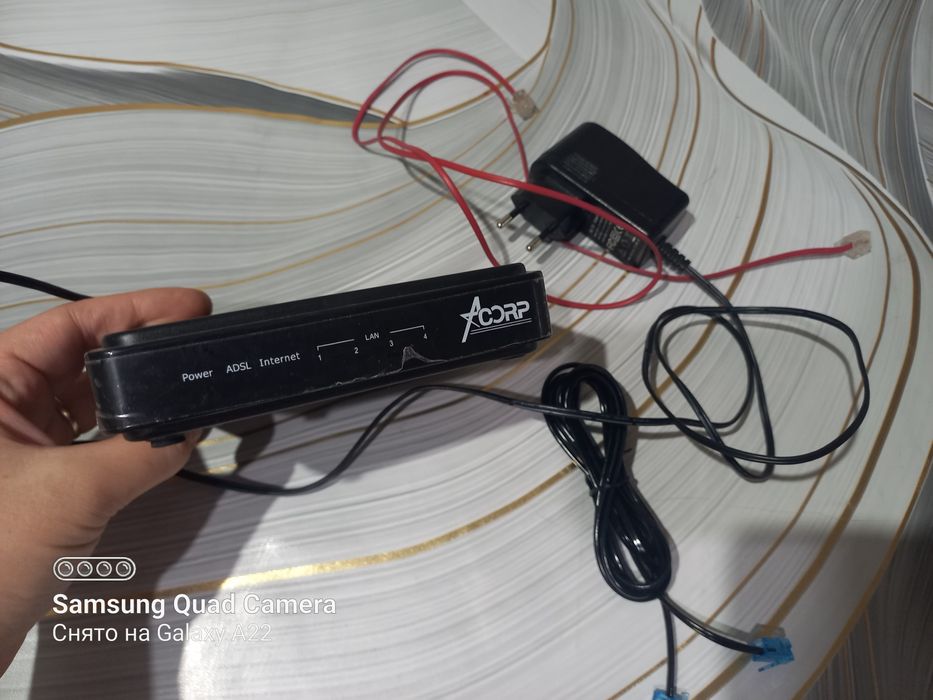 Adsl модем в рабочем состоянии