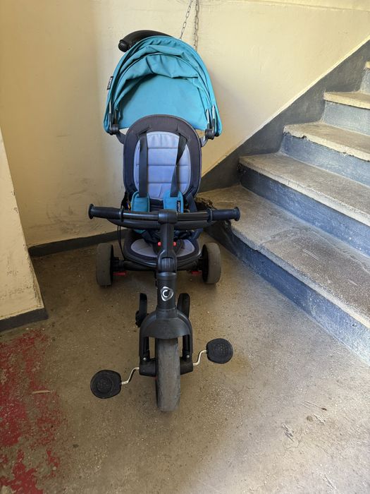 Tricicleta multifunctionala Coccolle Alegra Turquoise tide