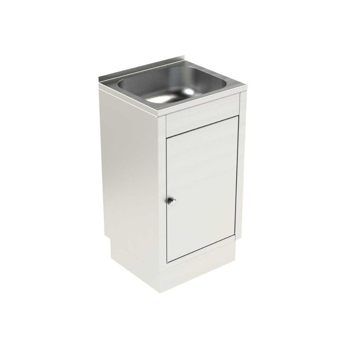 Шкаф с мивка неръждаема стомана L500 SR-02 борд 30мм