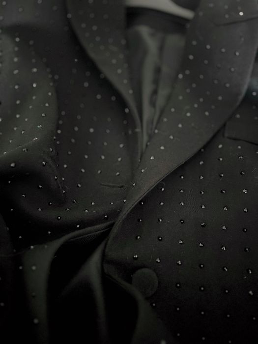 Плътно oversize сако с камъни