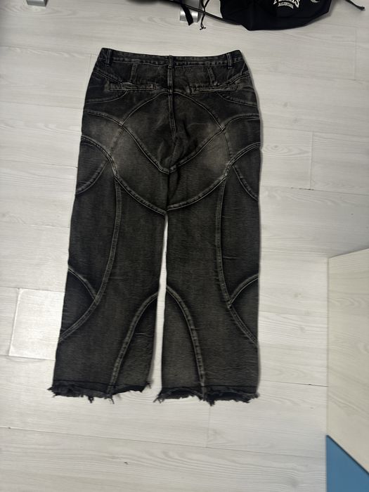 Blugi baggy stil balenciaga,rick owens,vetements