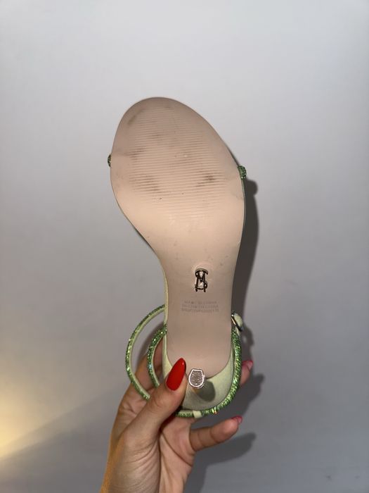 Steve Madden – Green Strappy Sandals - high heels