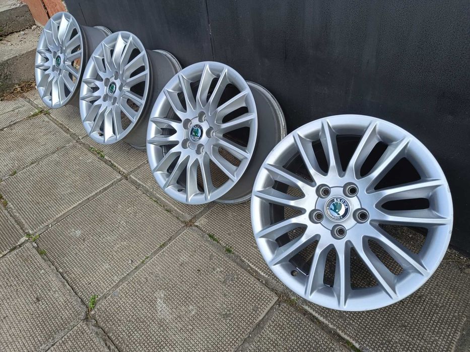 ОРИГИНАЛНИ джанти 17 ' цола 5x112 7J Skoda Octavia / Шкода Октавия АУДИ VW Seat