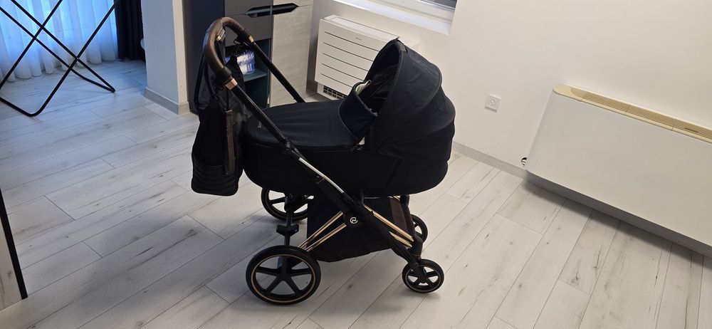 Количка Cybex Priam Rose Gold + аксесоари