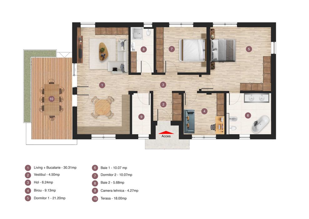 Complex nou de case Padurea Snagov