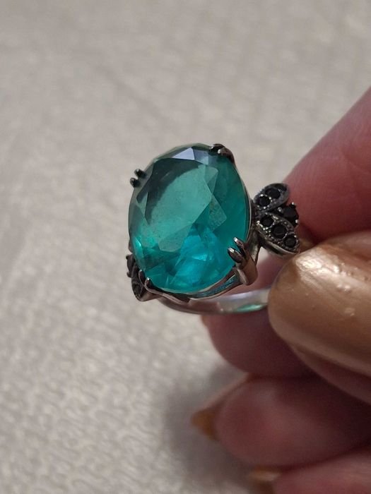 Лот сребро пръстен и обеци