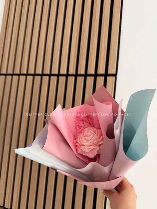 Buchet de floare de soia cadou personalizabil - marturii
