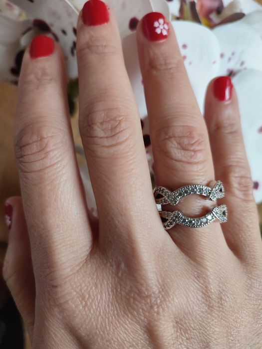 Невероятен масивен нов стебърен пръстен с печат и луксозна кутийка