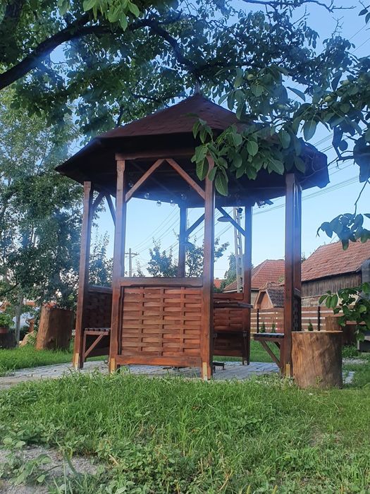 Căsuță din lemn, depozitare, pergola, spațiu depozitare