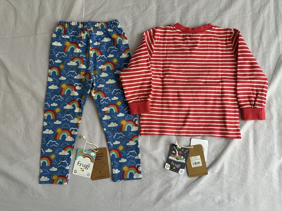 Lot bluze tricou colanti jeans - Frugi, Next, H&M 98 cm 2-3 ani